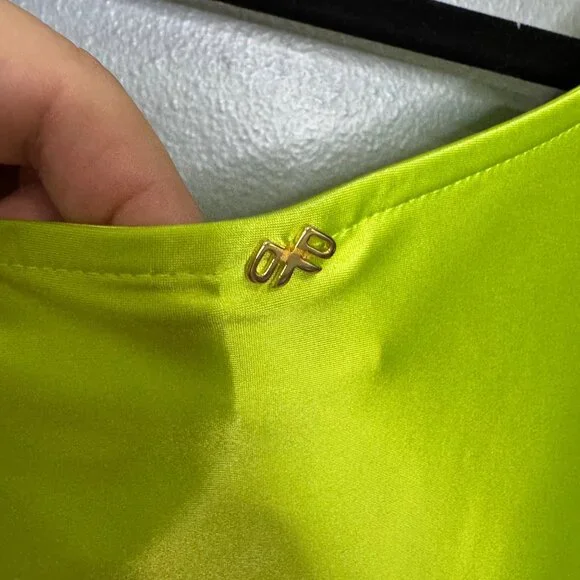 PQ SWIM lime tinsley ring dress size M/L - Picture 8 of 13